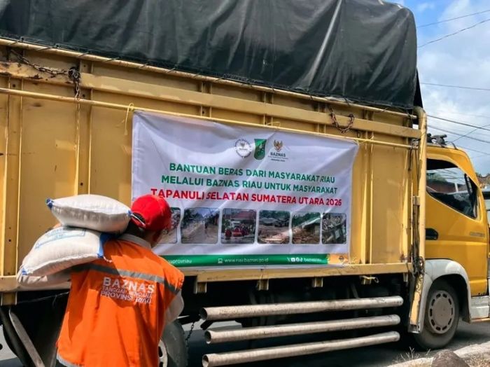 Bantuan Baznas Riau untuk Tapanuli Selatan