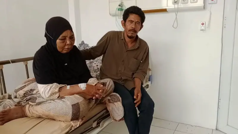 Nenek Saudah usai diduga dianiaya