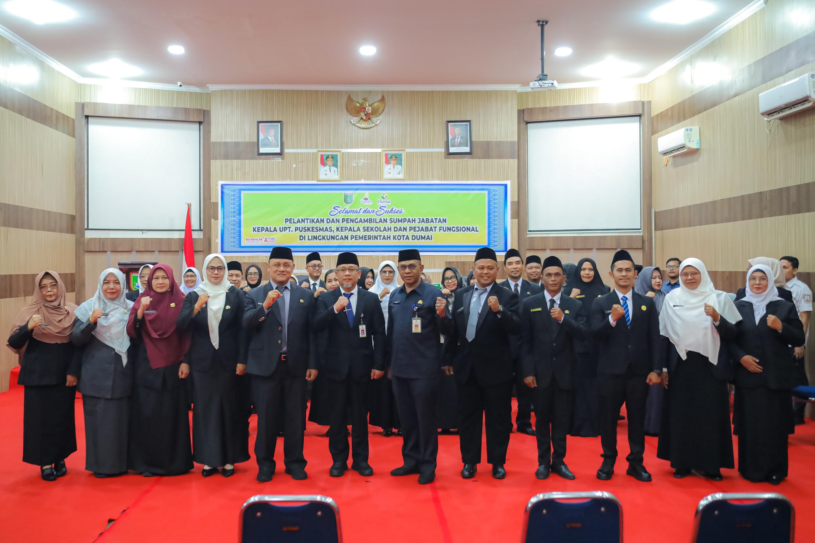 Kepsek dan Kepala Puskesmas di Kota Dumai