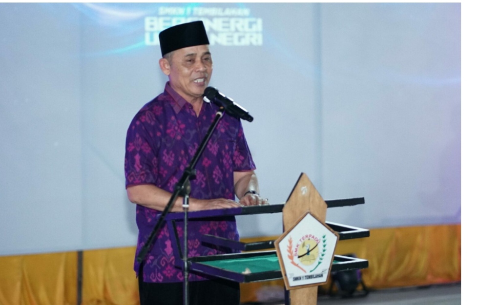 Bupati Inhil, Herman di SMKN 1 Tembilahan