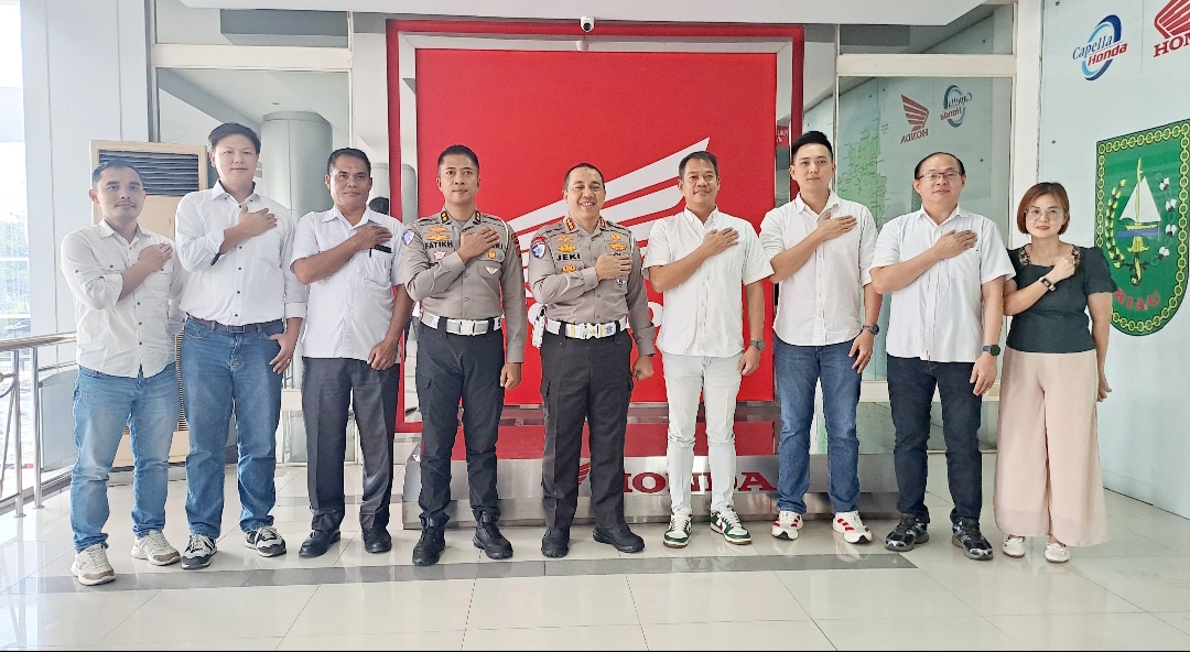 Dirlantas Polda Riau di PT Capella Dinamik Nusantara Riau