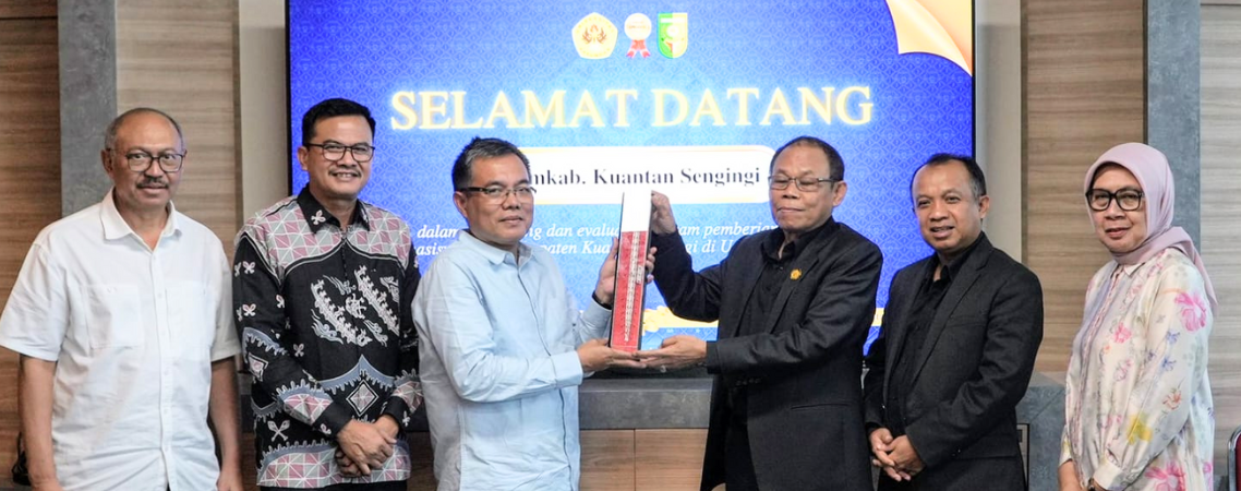 Pertemuan pemkab Kuansing denan pimpinan Universitas Pasundan Bandung