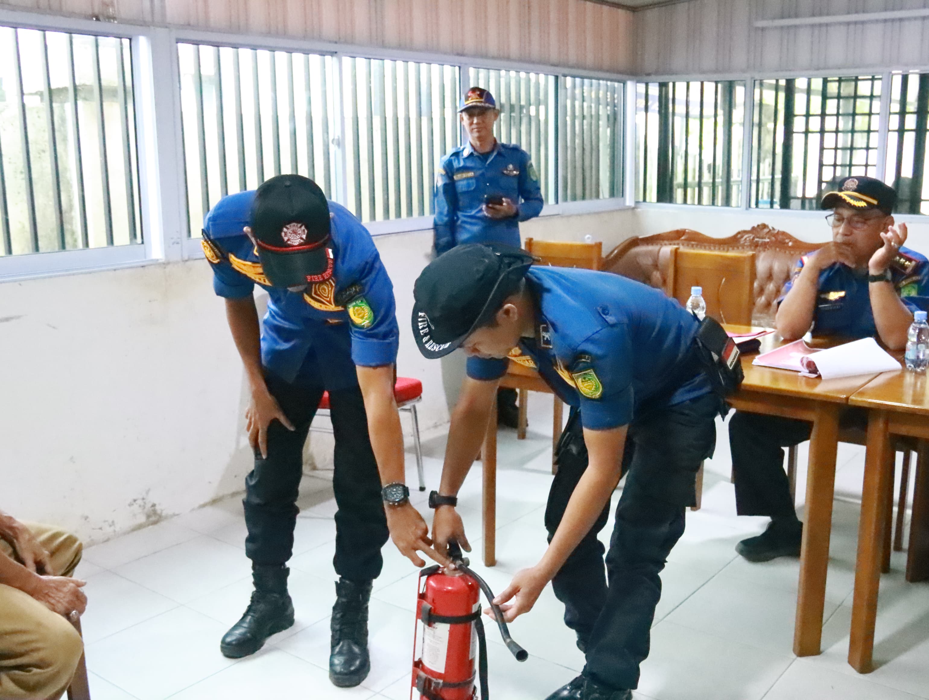 Sosialisasi pemakaian APAR di OPD Pemkab Inhil