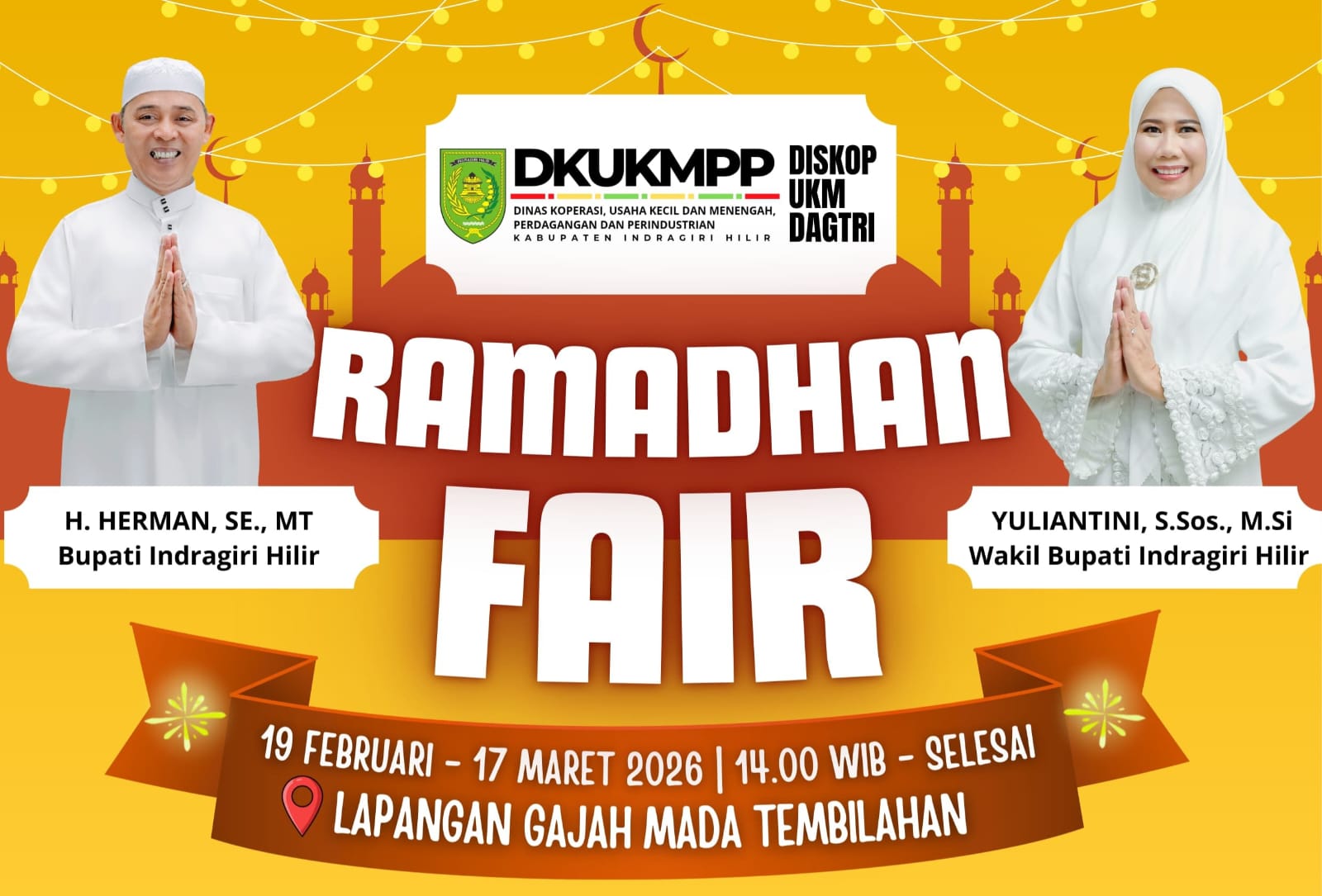 Flyer Ramadan Fair UMKM Pemkab Inhil