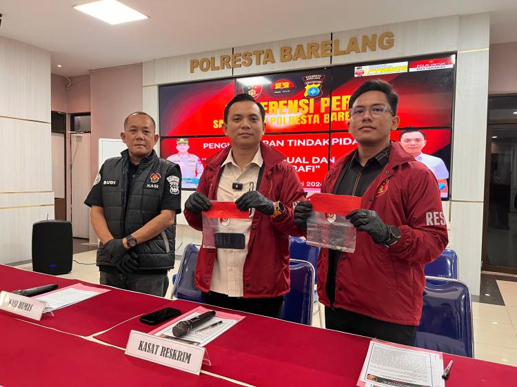 Konferensi Pers Polresta Barelang