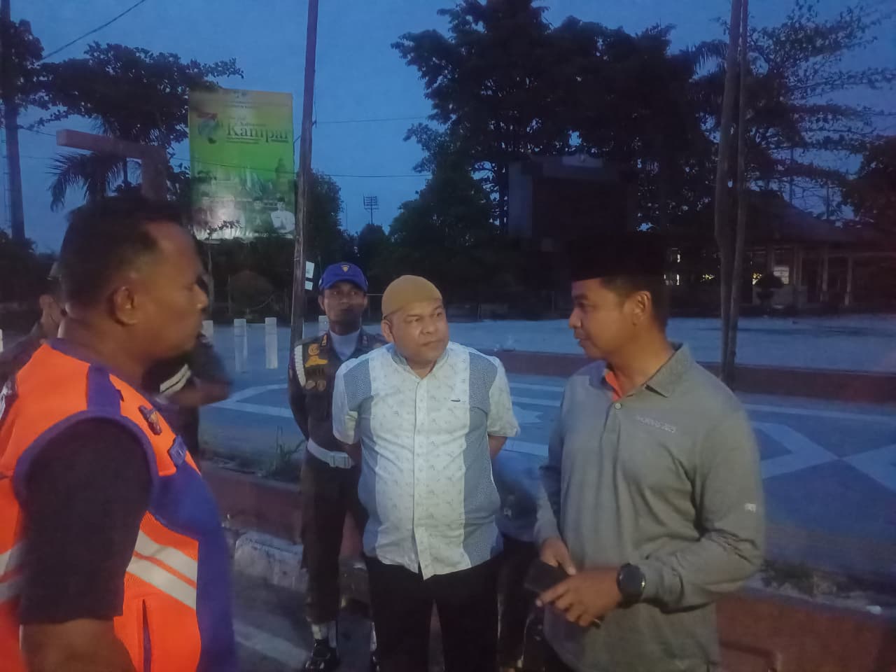 Bupati Kampar, Ahmad Yuzar ikut tinjau penertiban balap liar