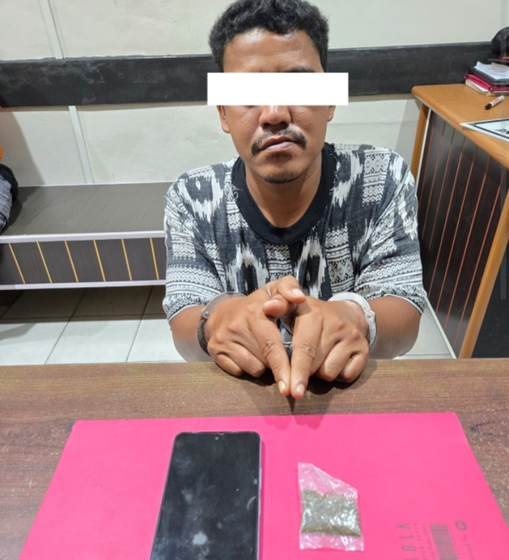 Resahkan Warga, Polisi Ringkus Pengedar Ganja di Bukit Batu Bengkalis