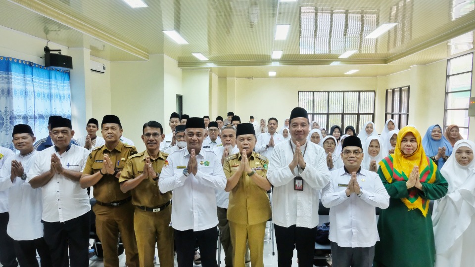 Peserta bimbingan manasik haji Meranti