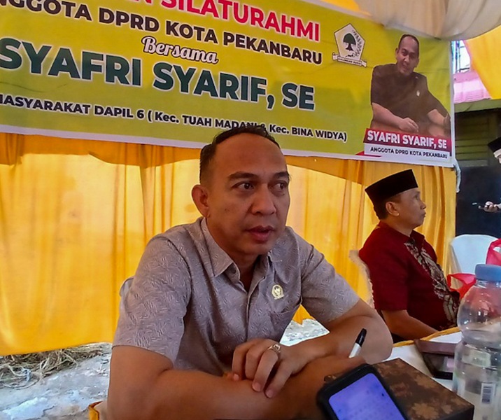 Anggota DPRD Pekanbaru Syafri Syarif. Foto: Surya/Riau1.