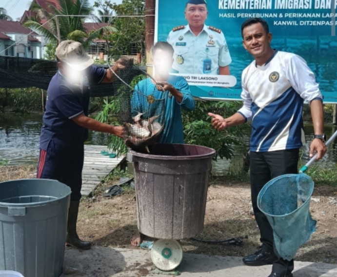 Akselerasi Ketahanan Pangan dan Panen Raya Serta Pemberdayaan WB Lapas Bengkalis