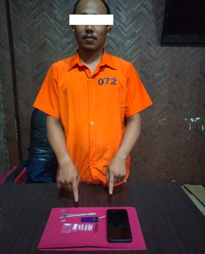 Simpan 7 Paket Sabu Berat 2,13 Gram, Oknum PPPK Satpol PP Diringkus
