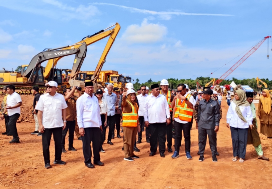 Lokasi tempat dibangunnya galangan kapal terbesar se Sumatera di Siak