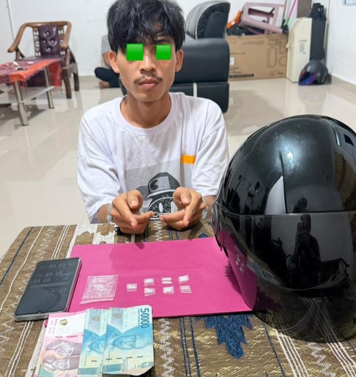 Perang Narkoba! Polsek Mandau Ringkus Pelaku Narkoba, Pemasok Diburu