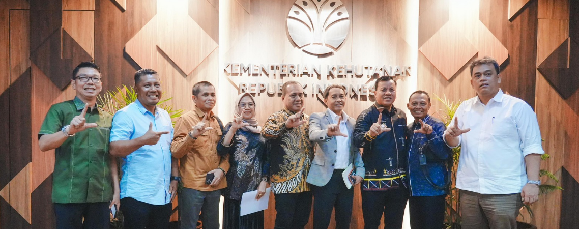 Pertemuan Bupati Kuansing dengan Menteri Kehutanan