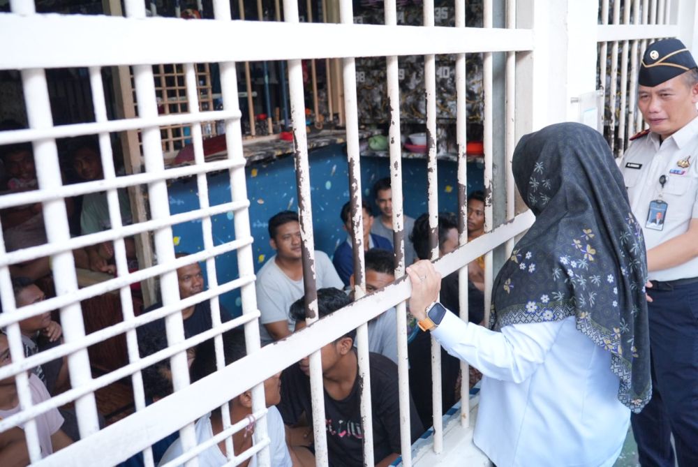 Bupati Siak, Dr. Afni Zulkifli tinjau kondisi Lapas Siak