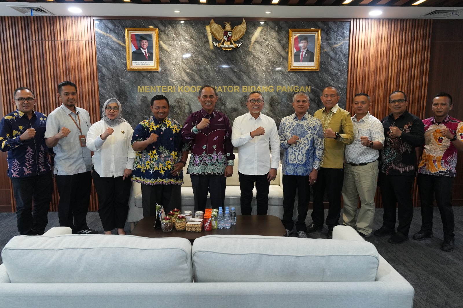 Usai pertemuan Bupati Inhil Herman dengan Menko Pangan Zulkifli Hasan