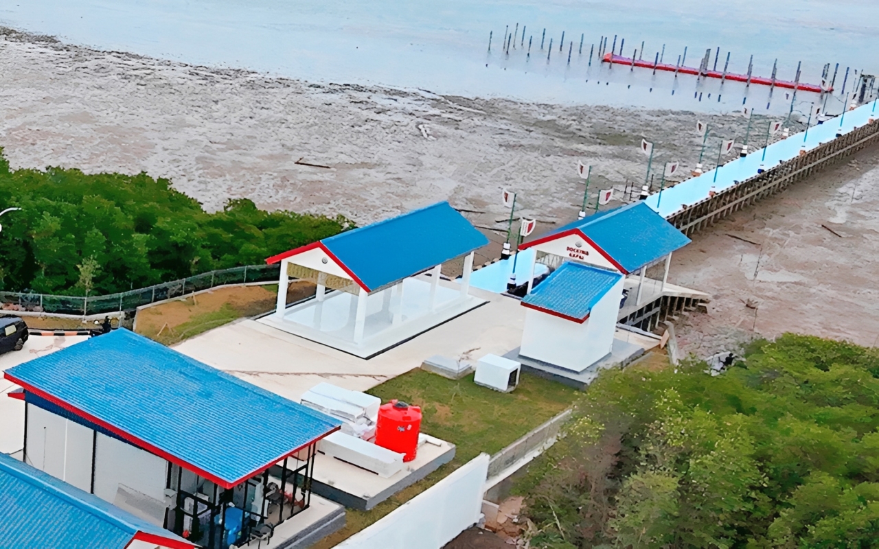 Kampung Nelayan Merah Putih (KNMP) di Keprii