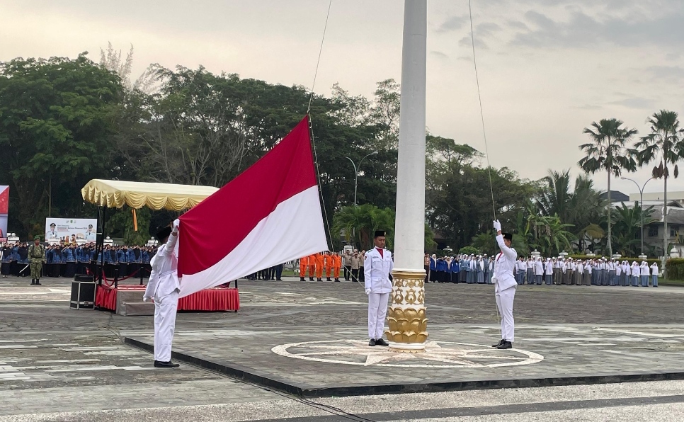 Upacara Peringatan Hari Lahir Pancasila di Tembilahan