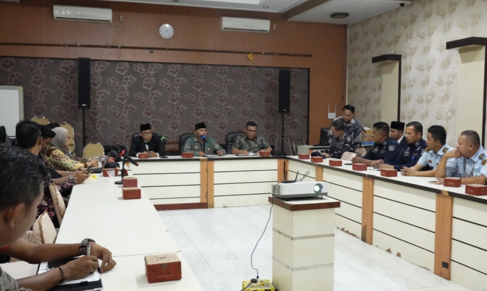 Rapat persiapan penyambutan Jemaah Haji Inhil