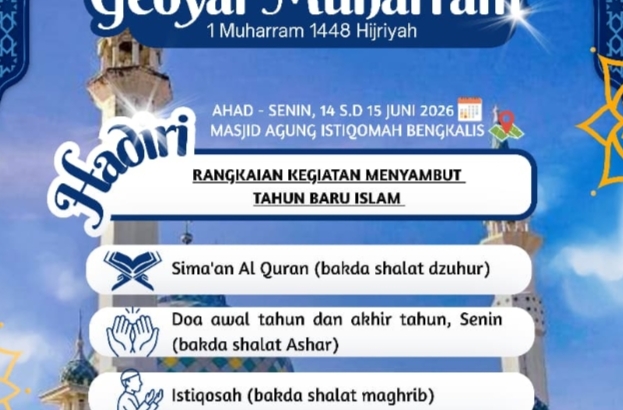 Masjid Agung Istiqomah Bengkalis Gelar Sima'an Al-Qur'an dan Tausiah Agama Tahun 1448 H