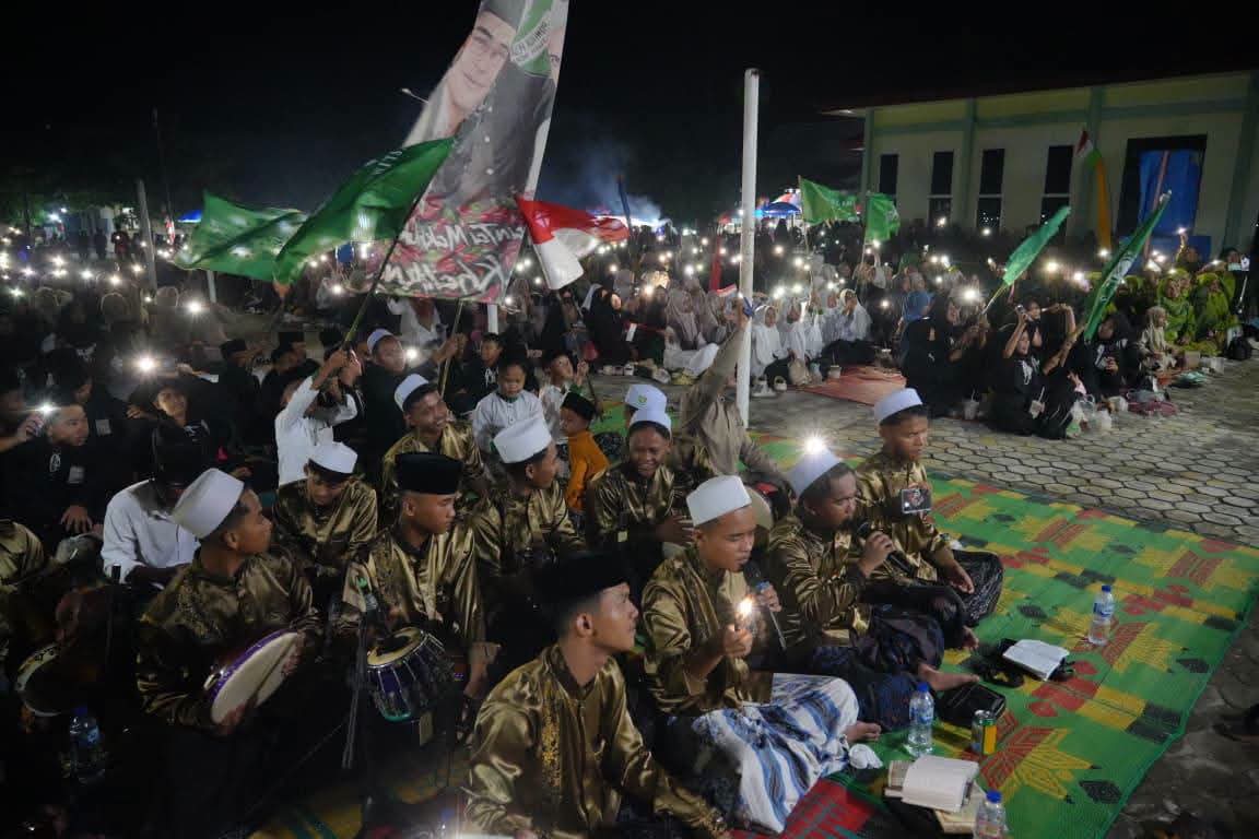Lantunan Sholawat Menggema di Kampung Belutu Sambut Tahun Baru Islam 1448 Hijriah