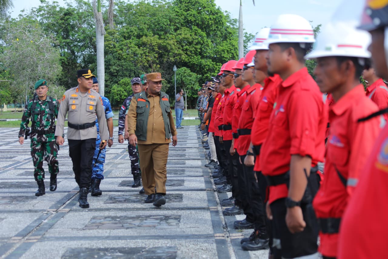Apel Gelar Pasukan Siaga Karhutla di Siak