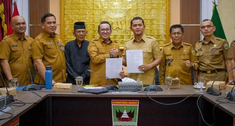 Pertemuan Bupati Tanah Datar dan Bupati Solok