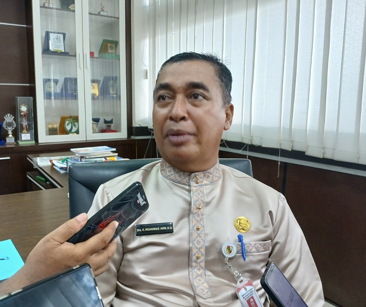 Kepala Dispusip Pekanbaru Muhammad Amin. Foto: Surya/Riau1.
