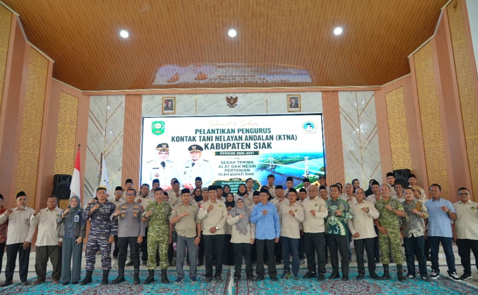 Pelantikan pengurus KTNA Kabupaten Siak