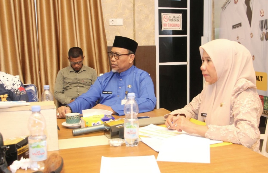 Wabup Inhil, Yulianti ikut rapat pembahasan program BSPS