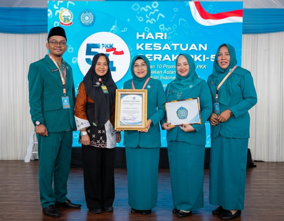 Usai menerima penghargaan program Intervensi Imunisasi Anak Zero Dose