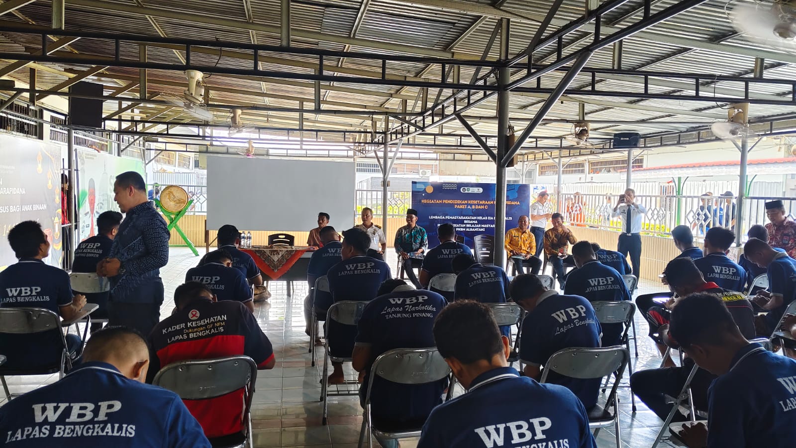 Lapas Bengkalis Buka Program Sekolah Paket WB, Bekerjasama PKBM Al Bantani