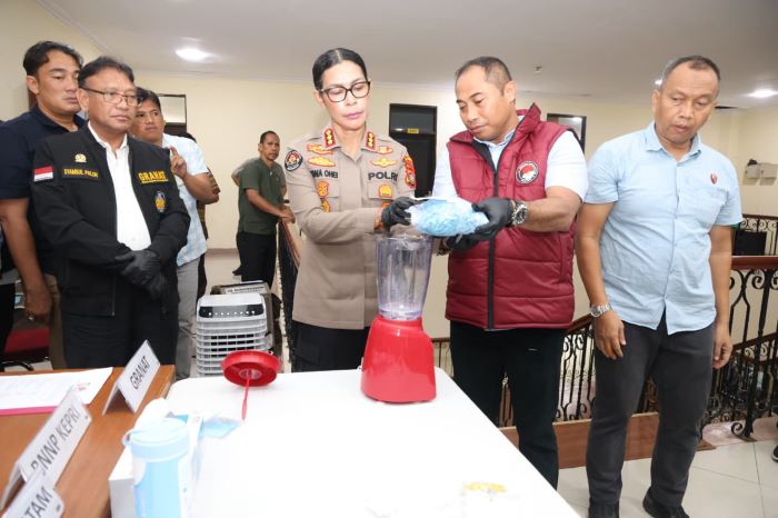Pemusnahan narkotika di Polda Kepri