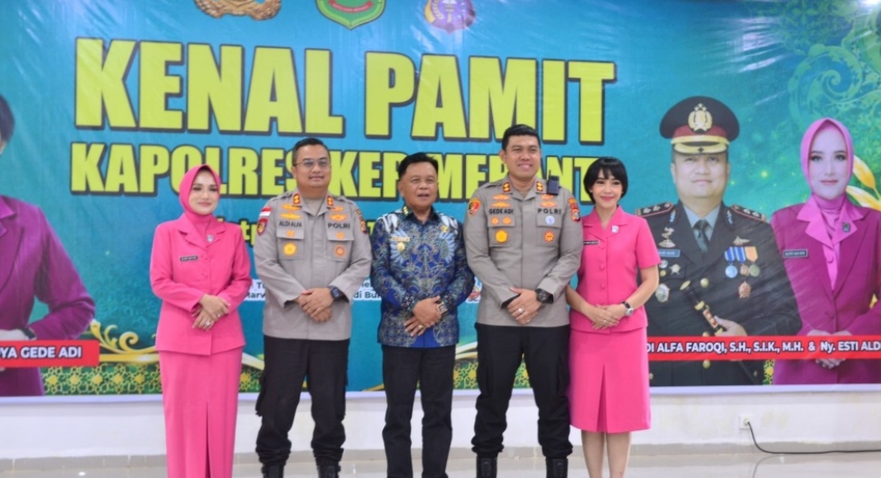 Kenal pamit Kapolres Meranti