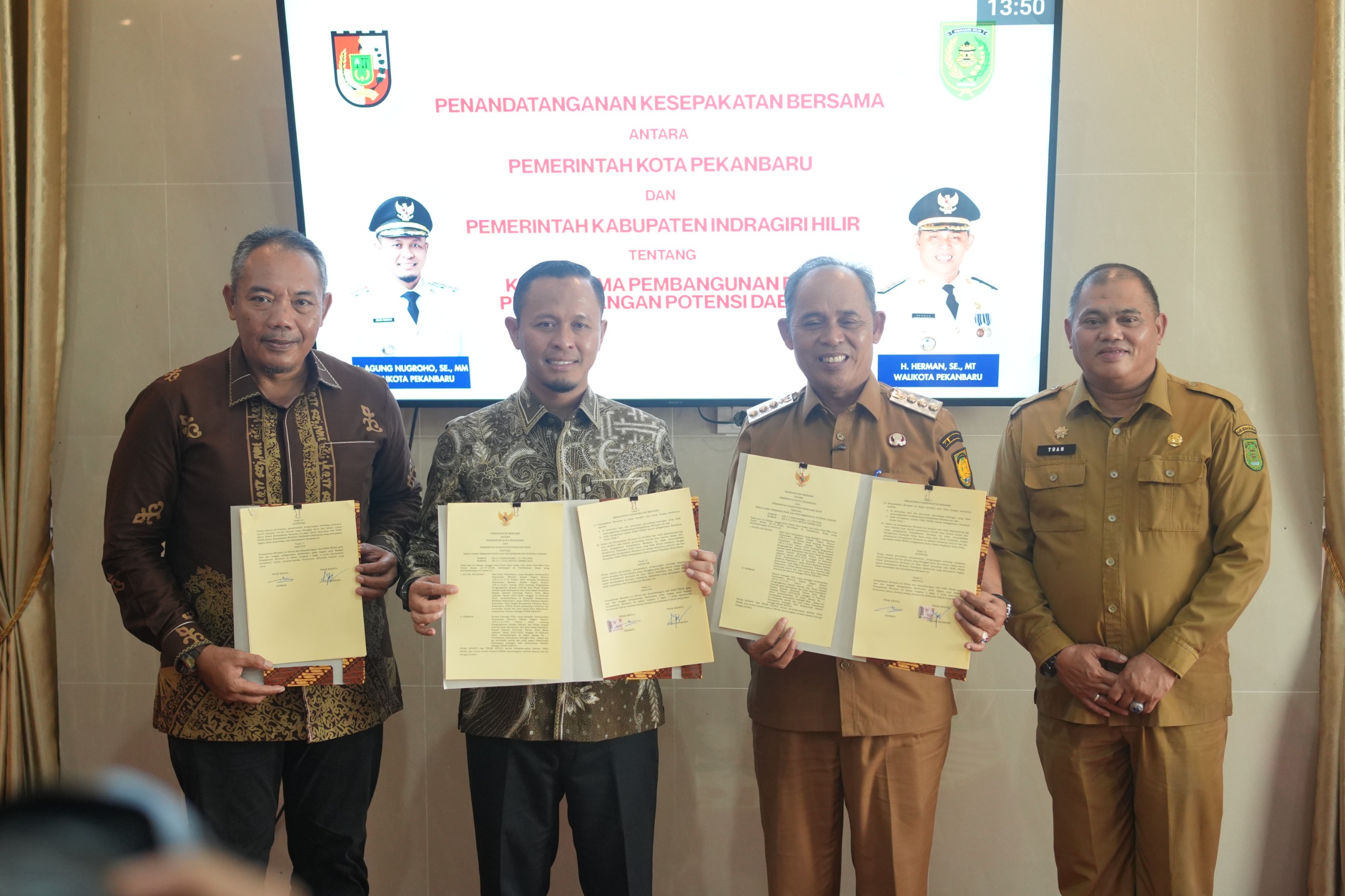 Kerjasama Pemkab Inhil dengan Pemko Pekanbaru