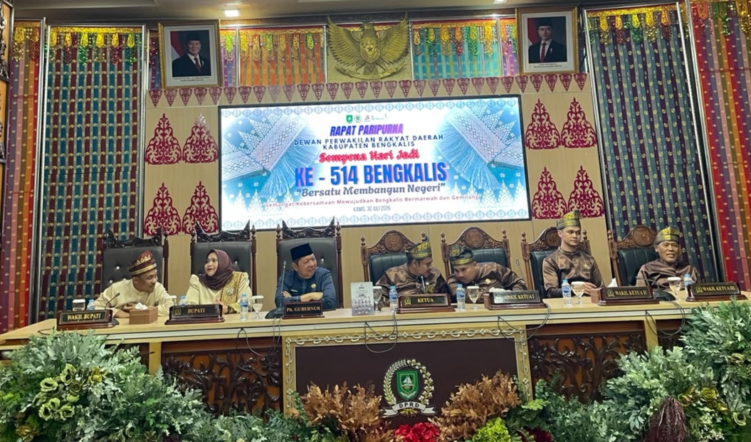 DPRD Bengkalis Gelar Rapat Paripurna Sempena Hari Jadi Bengkalis ke 514
