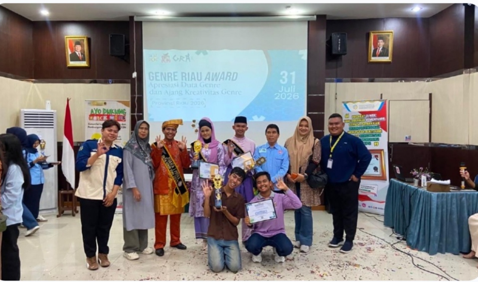 Utusan Meranti di ajang Apresiasi Duta dan Jambore Ajang Kreativitas Generasi Berencana (ADUJAK GenRe) Provinsi Riau Tahun 2026