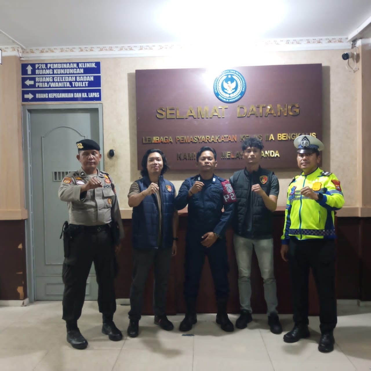Wujud Sinergi Polres Bengkalis Lakukan Patroli Rutin Ke Lapas Bengkalis