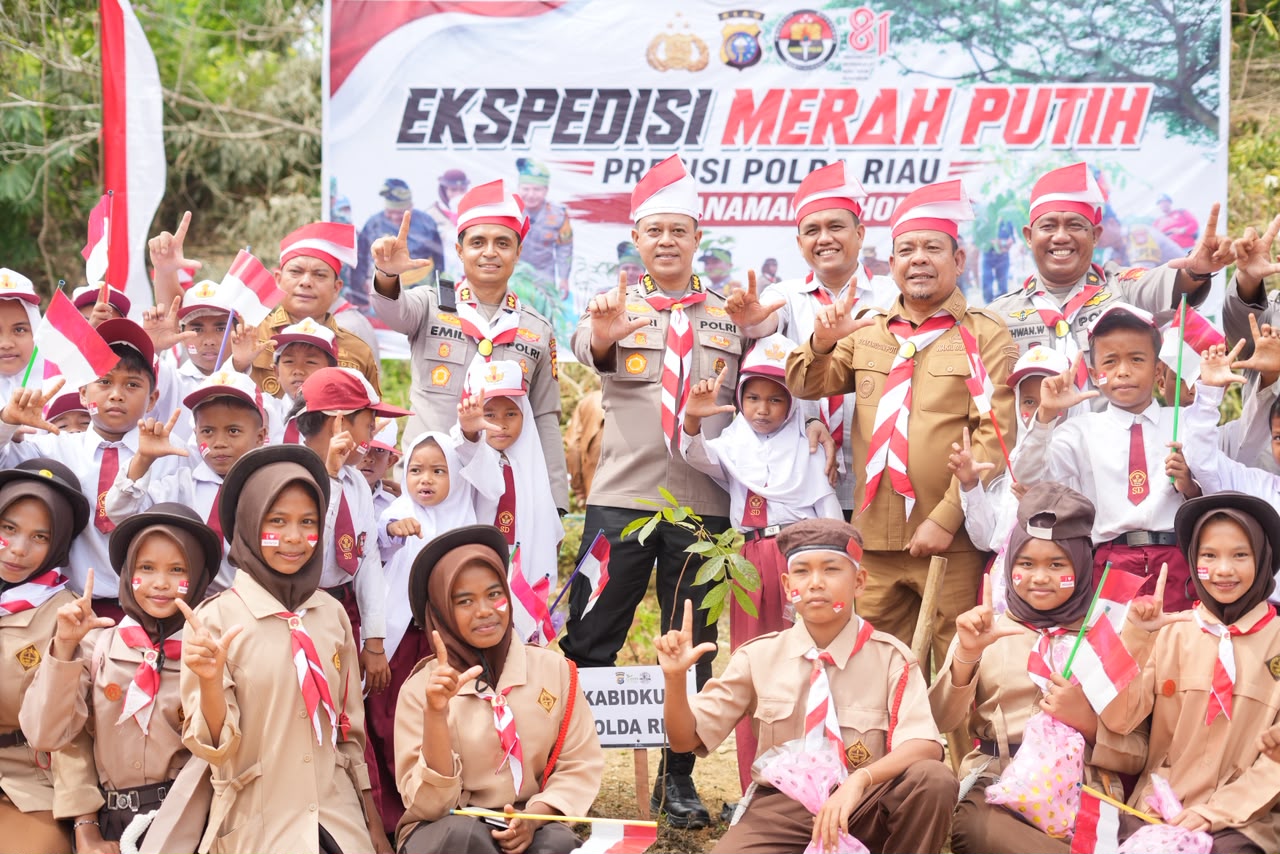 Menembus Wilayah 3T Rokan Hulu, Ekspedisi Merah Putih Presisi Polda Riau Hadir Demi Masyarakat