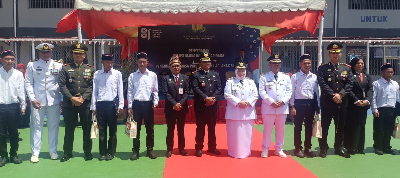 Bupati Sampaikan Sambutan Menteri Imigrasi Saat Berikan Remisi Lapas Bengkalis