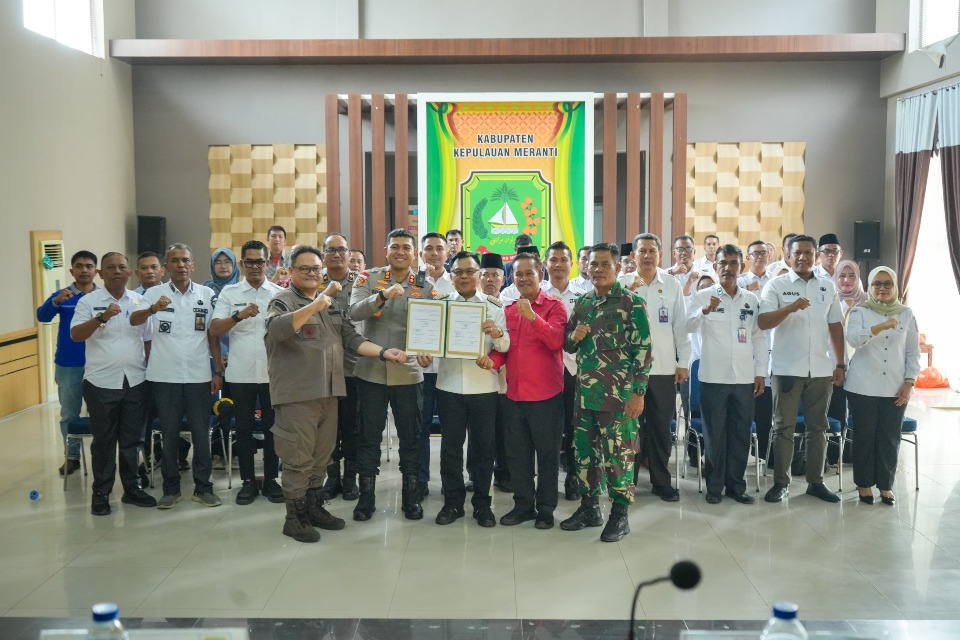 Pertemuan Forkopimda Meranti Keluarkan Maklumat Pencegahan Karhutla