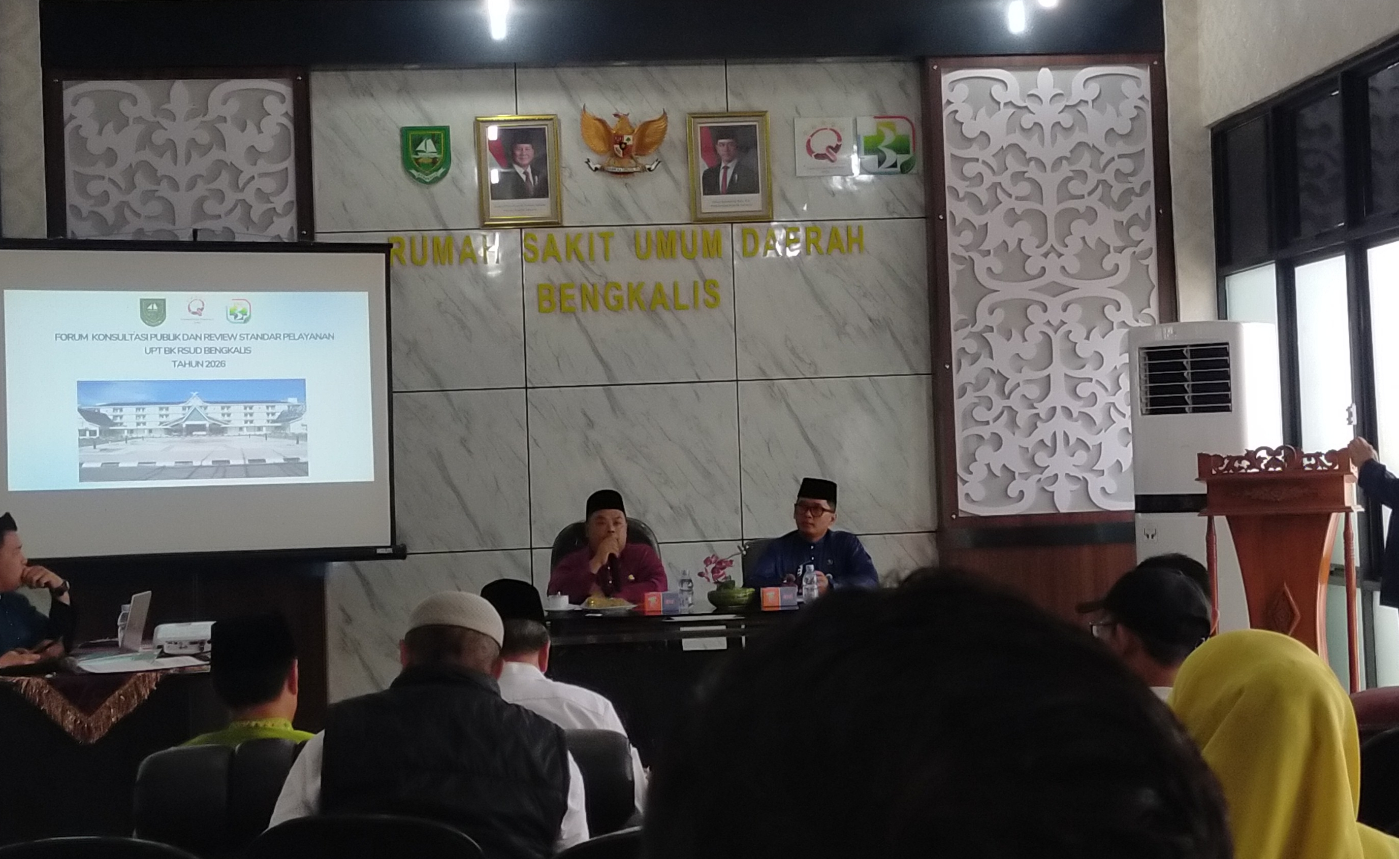 UPT BK RSUD Bengkalis Gelar FKP dan Review Soal Pelayanan dan Dokter