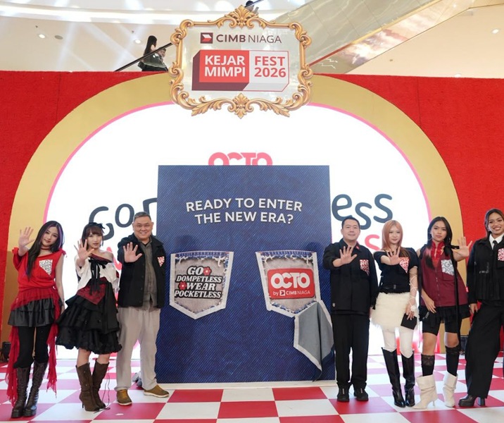 CIMB Niaga menggelar talkshow OCTO Go Dompetless, Wear Pocketless dalam rangkaian Kejar Mimpi FEST di Senayan City, Jakarta, Sabtu (3/10/2026). Foto: Istimewa.