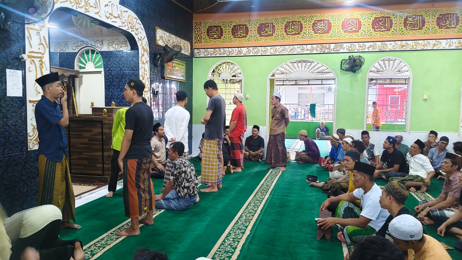 66 Orang WB Lapas Bengkalis Ikuti Praktek Sholat Fardu
