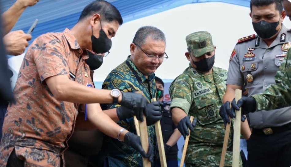 Pemusnahan barang bukti narkotika di Mapolres Meranti