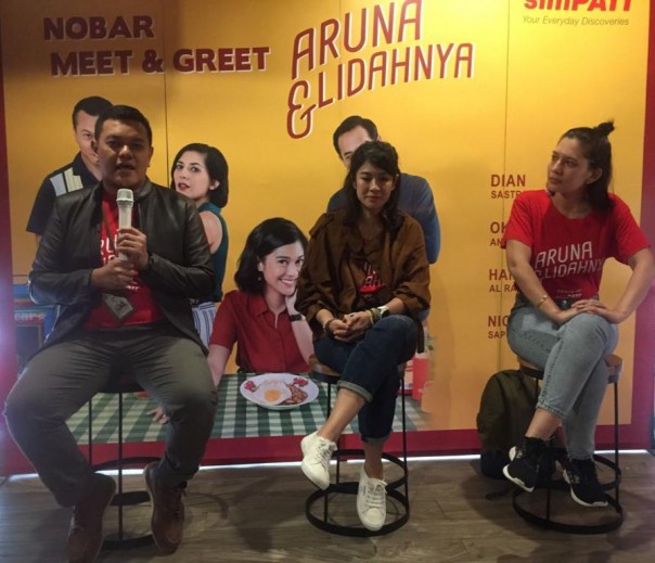 Suasana Meet and Greet dengan artis Film Aruna dan Lidahnya
