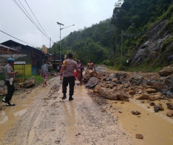 Lokasi longsor di Rantau Berangin (Foto Istimewa)