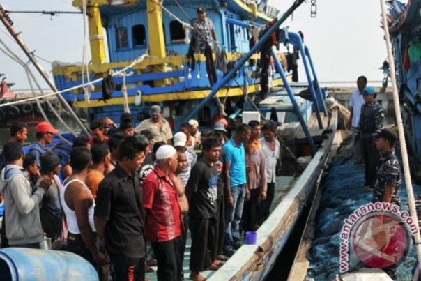 Ilustrasi nelayan Aceh yang berhasil dipulangkan dari India dan dicek oleh TNI AL beberapa waktu lalu. 