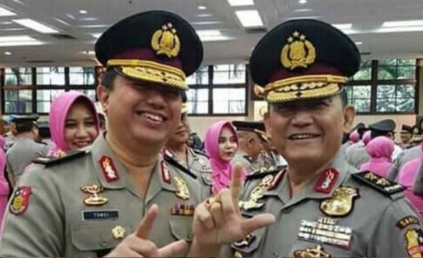 Irjen Pol Ike Edwin dan Brigjen Pol Tomsi Tohir.