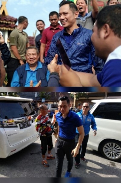Agus Harimurti Yudhoyono saat di Pekanbaru (Foto:Riau1)